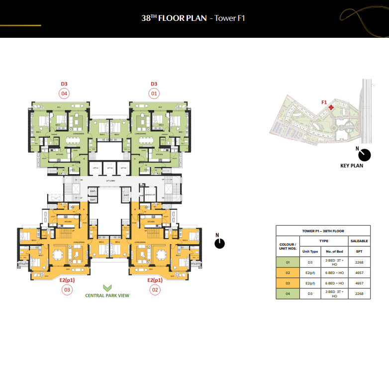 38 Floor Plan apartment layout in Mayflower at The Prestige City