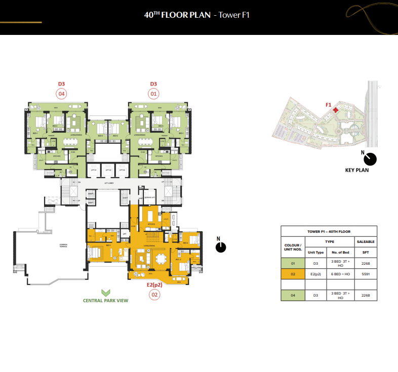 40 Floor Plan apartment layout in Mayflower at The Prestige City