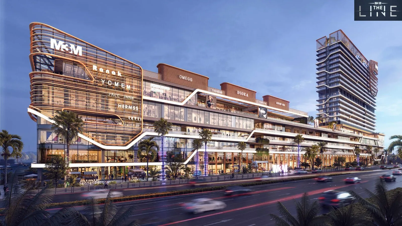 M3M The Line Sector 72 Noida commercial mixed use project