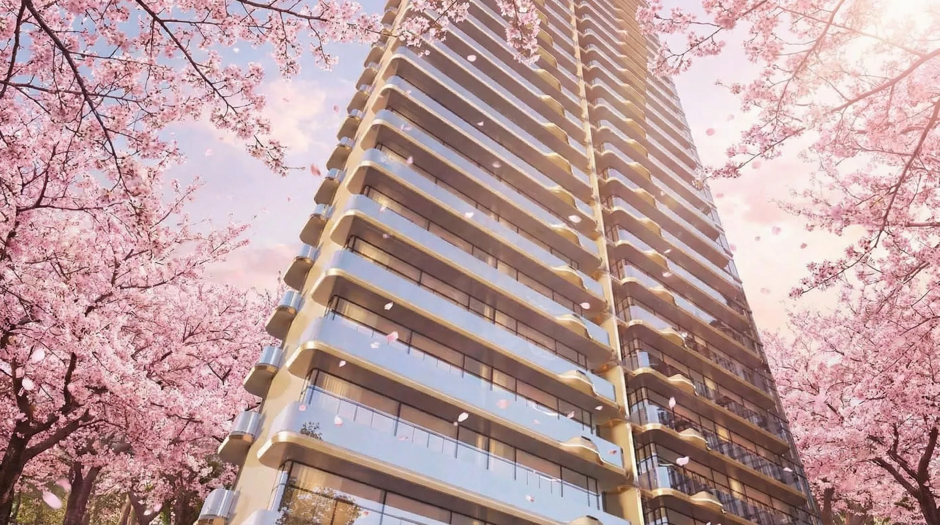Elie Saab branded residences facade Noida for NRI buyers